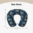 thumbnail image 5 of KLL Skateboard Rides Cartoon Lobster Pattern Memory Foam Cervical Neck Pillow Versatile U-Shaped Pillows for Home/Office/Camping/Travelling/Soft Washable Cover, 5 of 8