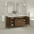 thumbnail image 4 of James Martin Vanities 485-V60d-3Af Myrrin 60" Double Basin Wood Vanity Set - White, 4 of 7