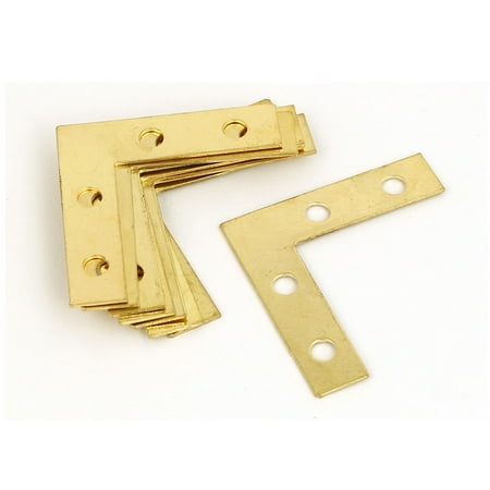 

38mm x 38mm Metal Angle Brackets Flat L Shape Repair Plates 8PCS