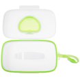 thumbnail image 1 of CHUANK Distributeur de Lingettes Humides de Voyage 2 Pcs - Contenant Portable (Blanc+vert), 1 of 10