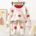 thumbnail image 2 of TOWED22 Toddler Boys Girls Pajamas Truck Cotton Kids Graphic 2 Piece Truck Pjs Fall Winter Sleepwear Clothes Sets 3 6 9 12 18 24 Months 2 3 4 5 6 7 8 9 Years(Red,5-6 Y), 2 of 4