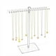thumbnail image 1 of Soporte organizador de collar | Árbol de exhibición de joyería acrílica transparente con base giratoria | 84 Ganchos para Collares, Pulseras, Anillos | Diseño ligero y elegante | Bastidor de, 1 of 6