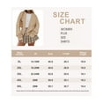 thumbnail image 7 of TIYOMI Plus Size Women's Knitted Khaki Cardigan Sweaters 2X Lantern Sleeve Warm Cardigan With Pocket Oversized Open Front Sweaters Loose Fit Fall Winter Cardigan 2XL 18W 20W, 7 of 7