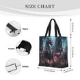 thumbnail image 3 of Disketp Urban Mechanical Dragon Bolsa Tote de Lona para Mujer, Bolso de Hombro y Cruzado con Cierre de Cremallera, 3 of 7