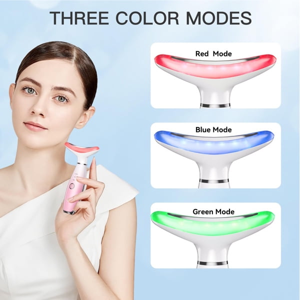 Sluting Neck Face Massager, Skin Care Face Massage Tool, 3-in-1 Facial  Massager, Face Sculpting Tool with Thermals, Vibration