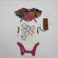 thumbnail image 3 of Nordstrom Babies' CM 2-pack Short Sleeve Bodysuits Ivory Growing To Bloom 3M NWT, 3 of 9