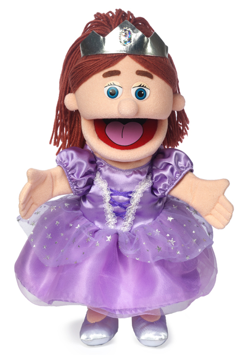 Marionnette Kimmie (Rose) Par Silly Puppets - Pour Enfants Et Adultes, Manipulation Par Les Mains Et La Bouche