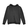 thumbnail image 2 of BXINGOHAI Hooded Women's Athletic Full Zip Lightweight Workout Jacket with Pockets Black 2XLL, 2 of 5