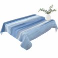 thumbnail image 2 of Navy Blue Grey Table Cloth Waterproof Tablecloths, Abstract Art Oil Painting Blue Ombre Tablecloth Dining Table Cover for Kitchen Party Tabletop Outdoor, Rectangle Tablecloth 60x102 Inch, 2 of 9