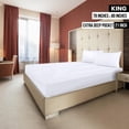thumbnail image 2 of Sábana bajera Utopia Bedding King con bolsillo extra profundo de 53 cm, color blanco, 2 of 5