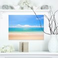 thumbnail image 1 of Cloudy Horizon Over Beach - Seashore Photo Canvas Print, 1 of 3