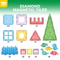 thumbnail image 5 of TOY Life 40pcs Diamond Magnetic Tiles for Toddlers 3-5 Magnetic Blocks for Kids Ages 4-8 STEM Magnet Blocks Magnet Tiles Magnetic Building Tiles Building Blocks Kids Games for Boy Girl, 5 of 9