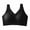 Black, variant on Ladies Light Underwear Lace Without Steel Ring Gathered Comfortable Straps Tank Top Models Bottoming Bra Padded Bras