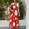 thumbnail image 3 of Sleeveless Dress kusama yayoi inspired pattern dress party evening elegant luxury celebrity Evening, 3 of 5