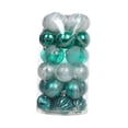 thumbnail image 2 of 30 piezas de adornos navideños decorativos, pequeños colgantes navideños, bolas navideñas para interiores y exteriores, bodas, fiestas, aniversarios, 2 of 8