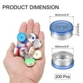 thumbnail image 2 of Uxcell Tapas Flip Off de 20 mm 200PCS Sellos Sin Rebabas Tapas Flip Off para Frascos de Vidrio Botellas Liofilizadas, Azul/Plata Mate, 2 of 6