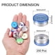 thumbnail image 2 of Uxcell Tapas Flip Off de 20 mm 200PCS Sellos Sin Rebabas Tapas Flip Off para Frascos de Vidrio Botellas Liofilizadas, Azul/Plata Mate, 2 of 6