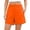 Orange, variant on Bermuda Shorts for Women Summer Dressy Casual Button High Waisted Wide Leg Knee Length Shorts with Pockets