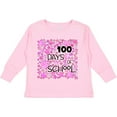 thumbnail image 3 of Inktastic 100 Days of School Stars in Pink Boys or Girls Long Sleeve Toddler T-Shirt, 3 of 5