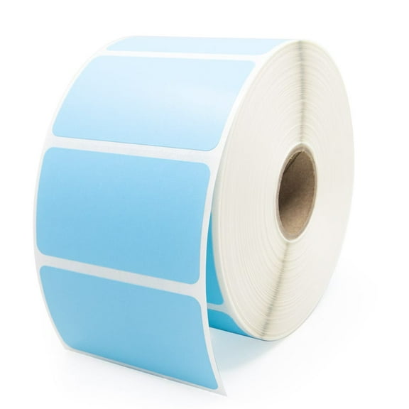 Zebra Blue Barcode Labels 2.25" x 1.25" (LV-522-125B)