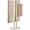Gold, variant on Standing Towel Rack with Marble Base, 37" H (Equal Height) Gold Towel Rack for Bathroom Floor, Towel Rack Stand Fits Large Bath Towel, 18/8 Stainless Steel