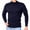 Navy, variant on Ediodpoh Mens Shirts Long Sleeve Turtle Neck Thermal Thick Warm Sweatshirts Slimt Fit Pullover Workout Top Mens Tops Navy XXL