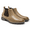 KHAKI-PU, variant on BURUDANI Mens Chelsea Ankle Boots Leather Lined Casual Slip On formal Oxfords Boots