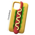 thumbnail image 3 of 3D Hot Soft Silicone Phone For IPhone 11 17 Cute Food Shape Protective Cover Shockproof Full Coverage With Scratch & Slip Design Stylish Fu, 3 of 6