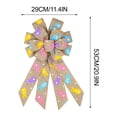 thumbnail image 3 of Wzzjkit Pattern Bow Decorative Pendant Colored Ribbon Garland Decorative Pendant, 3 of 5