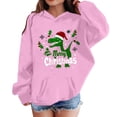 thumbnail image 1 of Sudadera con capucha para niñas y niños, sudadera de manga larga con cuello redondo y estampado de moda, jersey con bolsillo, sudadera de poliéster para niñas, 1 of 8