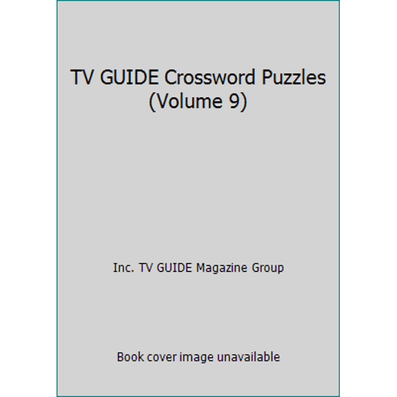 Pre-Owned TV GUIDE Crossword Puzzles (Volume 9) (Paperback) 1559936770 9781559936774