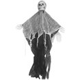thumbnail image 1 of Decoraciones de fantasmas voladores colgantes de Halloween, calavera espeluznante, juguete mejorado para casa embrujada para fiesta en el césped del jardín interior y exterior, 1 of 5