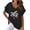 Black, variant on Plus Size Blouses for Women 4X-5X Tank Tops for Women 2025 Womens Tops Dressy Casual V Neck Short Sleeve Generic Womens Tops Hide Belly
