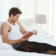 thumbnail image 5 of Balery Cool Skull Western Cowboy Pantalones de pijama para hombre, pijama ultraligero, pantalón de descanso-Small, 5 of 6