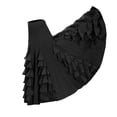 thumbnail image 3 of Falda de traje de baile para mujer, traje de danza del vientre, traje de baile, danza del vientre con Negro, 3 of 7