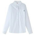 thumbnail image 1 of Hiiyo Tween Boy's Long Sleeve Dress Shirt Solid Color Formal Button Up Shirt for Kids, 1 of 1