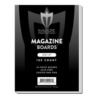 Big Fudge Comic Book Bags and Boards Magazine Protectors Acid-Free and  Crystal Clear 6.87x10.5 Pack of 50 