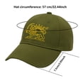 thumbnail image 3 of Adjustable Embroidered Baseball Cap with Cultural Design - Lightweight Breathable Fabric Hat for Men and Women with Secure Fit and Adjustable Strap, 3 of 7