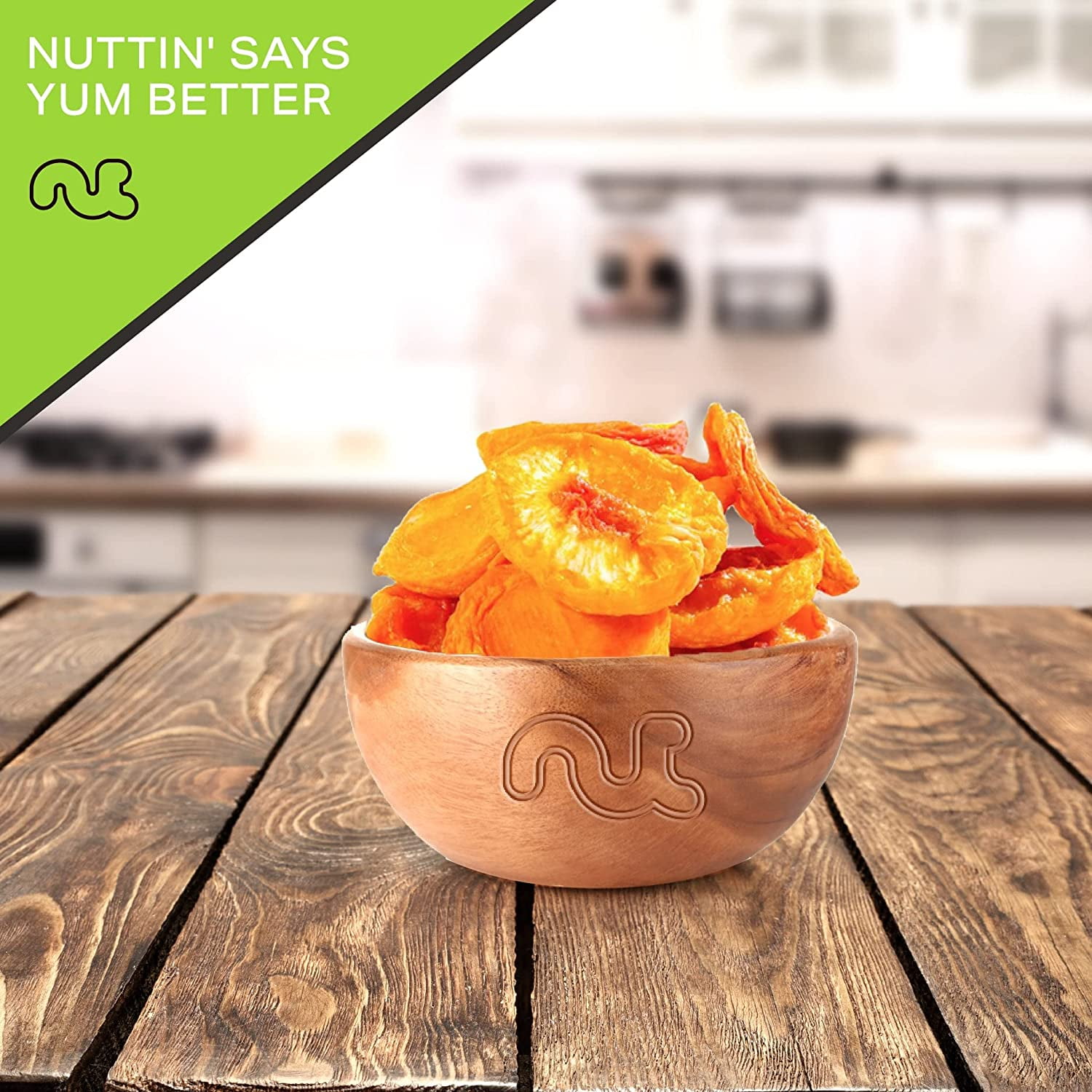 Nut Cravings Sun Dried California Peaches, No Sugar Added (32oz - 2 lbs)