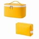 thumbnail image 1 of Makeup Bag Cosmetic Bag for Women,2Pcs Portable Travel Bag Large Travel Toiletry Bag Beauty Zipper Organizer for Girls,PU Leather Washable Waterproof, 1 of 4