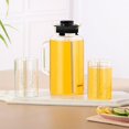 thumbnail image 1 of Artisan Series Sintra 1000ml Multipurpose Jug With 295ml X2 Pcs Medium Glass Set - Clear | 100% Borosilicate, Fridge & Freezer, Dishwasher Safe - Glass Jug With Tumbler, 1 of 5