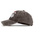 thumbnail image 5 of GBSYEWXS Women Baseball Cap Washed Distressed Cartoon Print Coffee Hat All-Season, 5 of 6