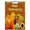 thumbnail image 2 of FMSHPON Thanksgiving Fruit BasketPumpkin Vegetables Sunflower Clipboard Hardboard Wood Nursing Clip Board and Pull for Standard A4 Letter 13x9 inches, 2 of 7