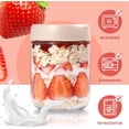 thumbnail image 3 of 6 Pack Overnight Oats Containers with Lids, 16oz Wide Mouth Mason Jars, Suger Bowls, Glass Food Containers with Airtight Lids for Overnight Oats Jars for Yogurt, Meal Prep, Chia Pudding, 3 of 3