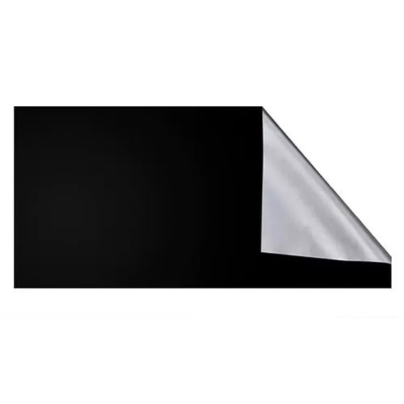 Wosthever Cortinas de balcón negras para una privacidad total No perforadas Adhesión fuerte Máxima luz solar y protección y pueden ser 150 * Type3 NO3