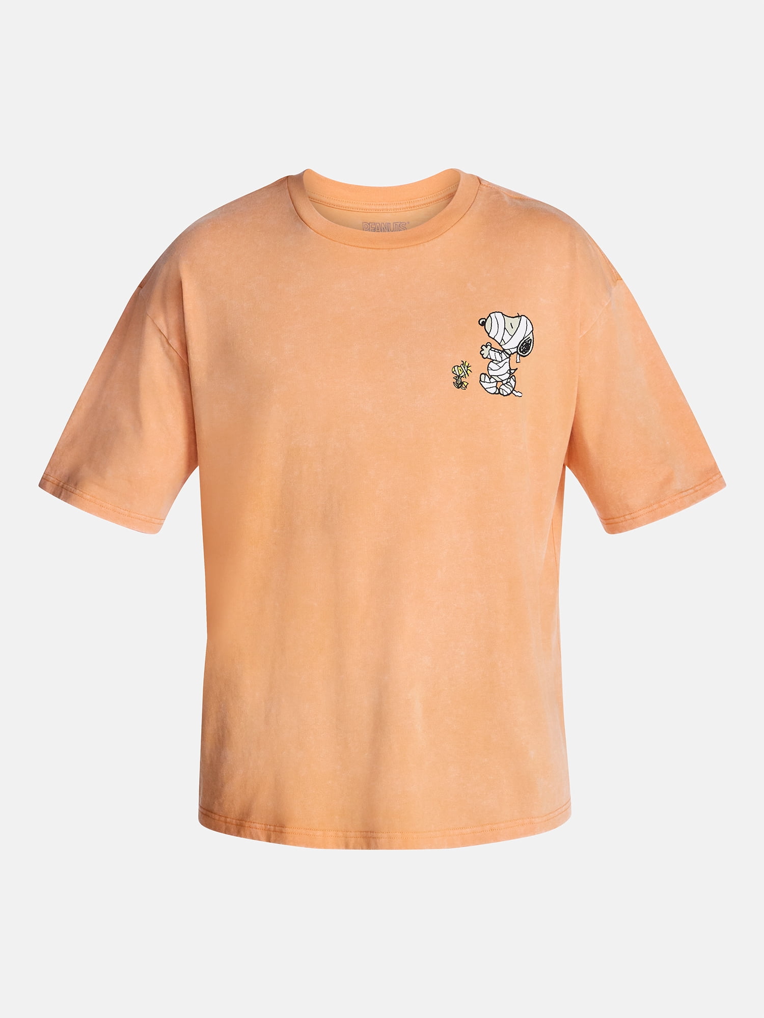 Snoopy Peanuts Men's and Big Men's Front and Back Halloween Graphic Tee, Sizes XS-5XL