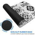 thumbnail image 6 of Long Mouse Pads for Desk,Black Geometric Triangle Diamond Pattern Desk Mats on Top Of Desks, Desk Mouse Pad Extra Large with 3mm Non-Slip Base and Stitched Edge for Gaming,Office,Work,Home 31.5"x11.8", 6 of 6
