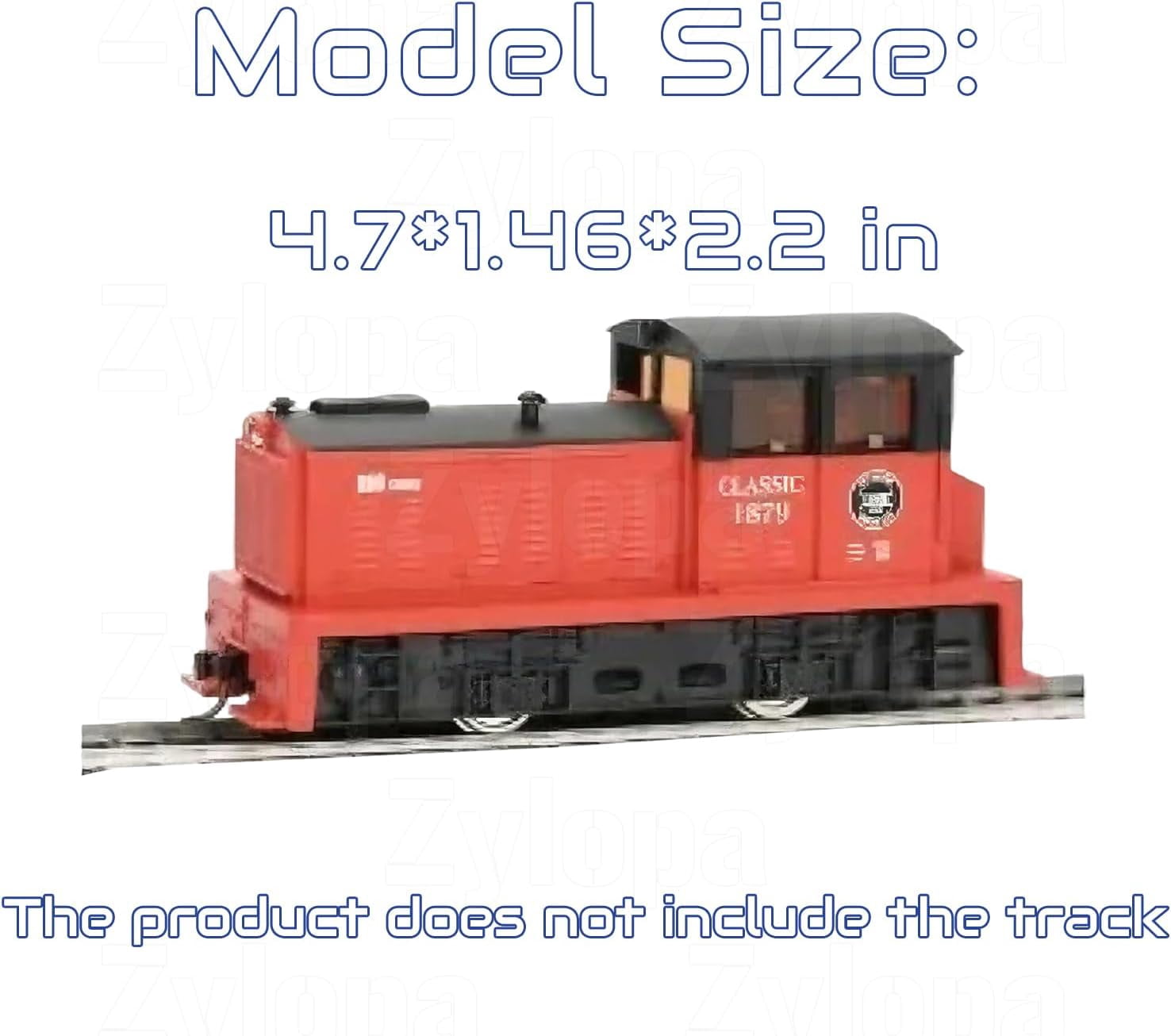 DDT Power Diesel Locomotive (with Bogie Coupler) HO Scale Model Railway, Featuring Premium Wooden Sleepers and high-Conductivity Nickel Silver Track Compatible with The HODC Series.