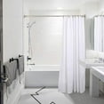 thumbnail image 3 of Utopia Alley Shower Hooks - Shower Curtain Rings for Bathroom - Rust Proof Shower Curtain Hooks for Shower Curtain or Liner - Set of 12, Brushed Nickel, 3 of 10