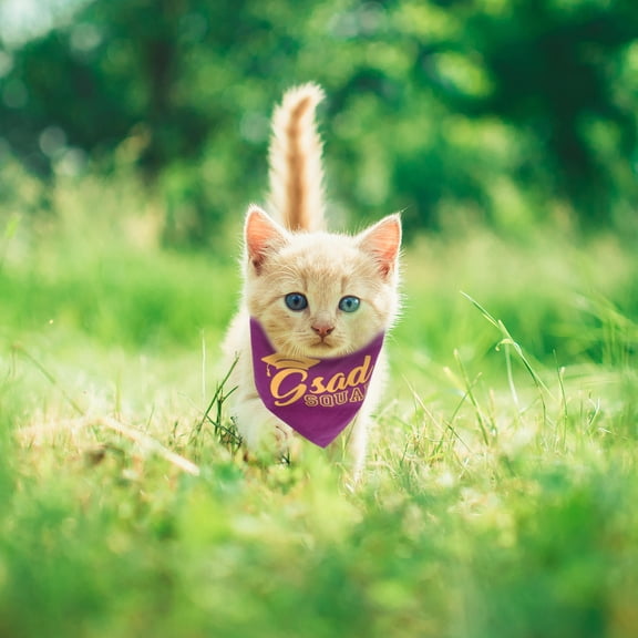 PTOOTP Graduation Bib Cotton Party Accessory Stylish and Comfortable Pet Outfit